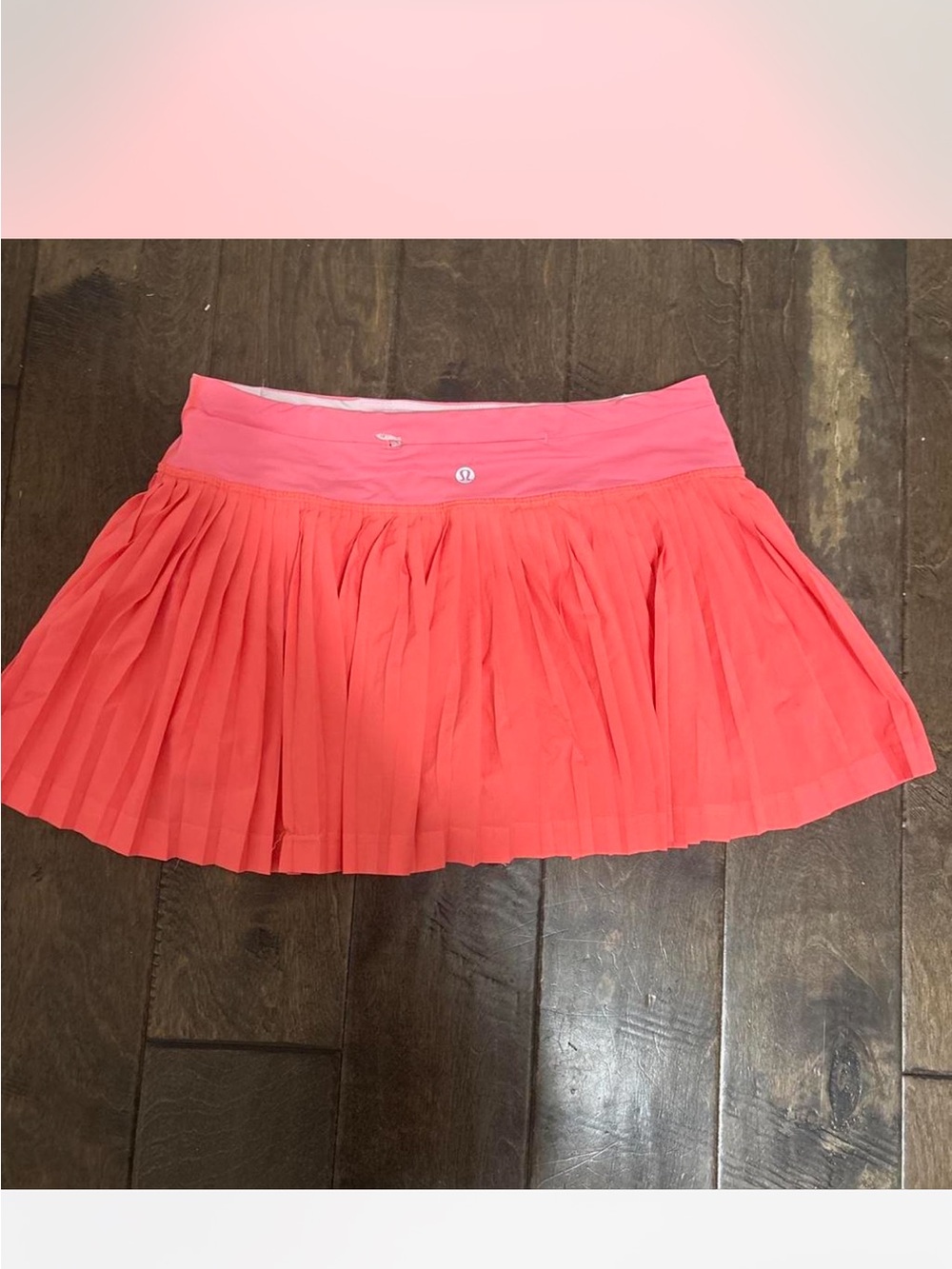 lululemon athletica Pleated Skater Skirt in Coral